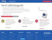 Tablet Screenshot of developer.stamps.com